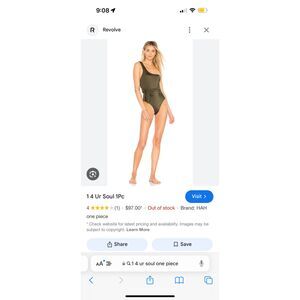 Free People HAH 1 4 UR Soul 1Piece Sz XS NWT